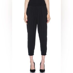 Helmut Helmut‎ Lang Nexa Loose Fit Poly Pant Black Tapered Leg Size Large